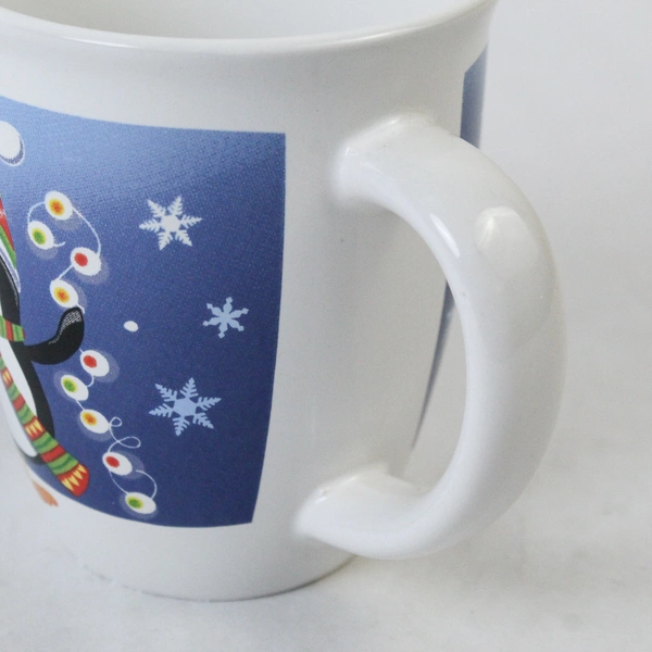 Royal Norfolk Christmas Mug With Penguin Graphic Dishwasher and Microwave Safe