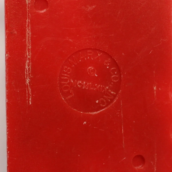 Lot of Nine 1969 Louis Marx Plastic Football Player Figures