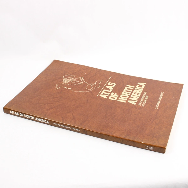 Vintage 1985 National Geographic Atlas Of North America Softcover