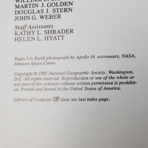 Vintage 1985 National Geographic Atlas Of North America Softcover