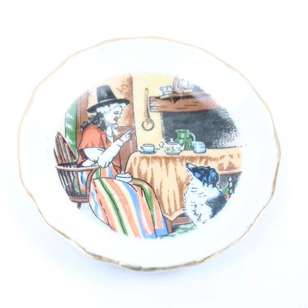 Vintage Flanders Belgian Miniature Bone China Tea Cup and Saucer 