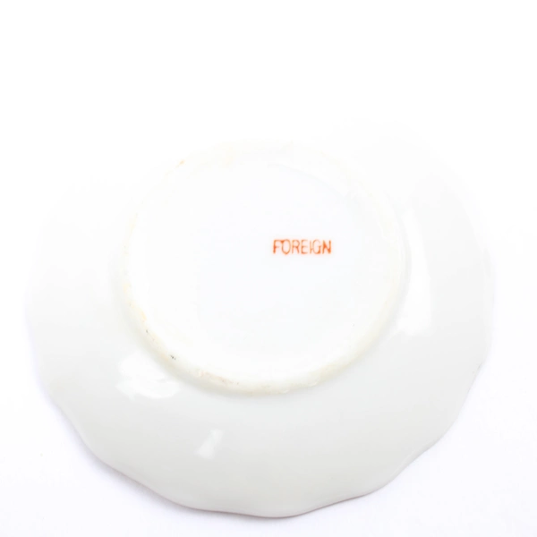 Vintage Flanders Belgian Miniature Bone China Tea Cup and Saucer 