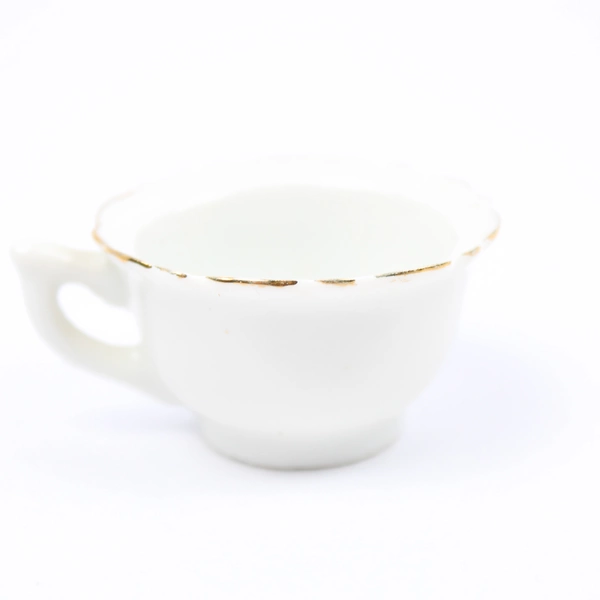 Vintage Flanders Belgian Miniature Bone China Tea Cup and Saucer 