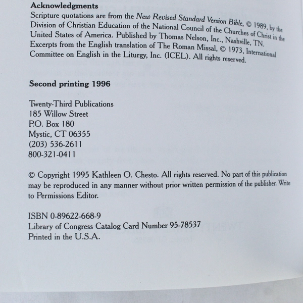 Family Prayer for Family Times by Kathleen O'Connell Chesto, 1996 Paperback