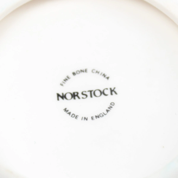 Norstock Of Wales Souvenir Miniature Bone China Teapot And Tea Bag Holder