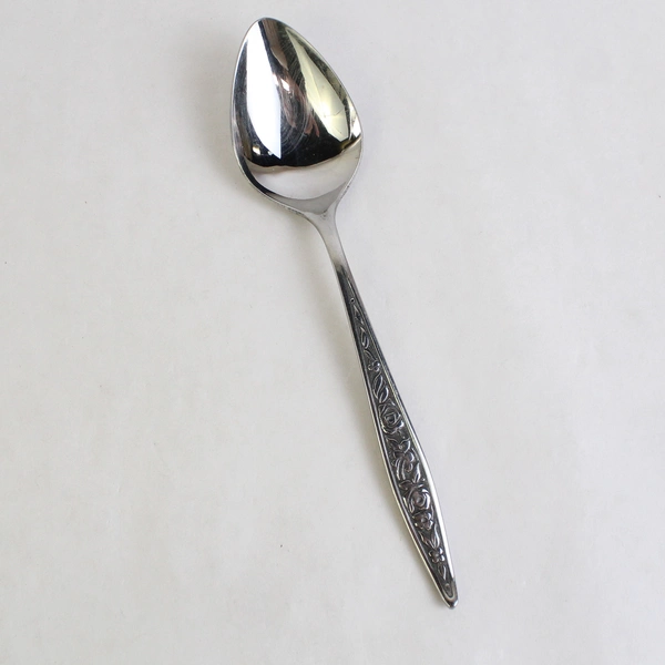 Lot Of 4 Ekco Silver Flatware Santiago Stainless Steel Oval Soup Spoons