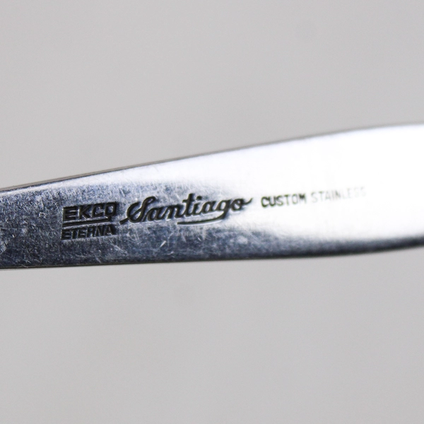 Lot Of 3 Ekco Silver Flatware Santiago (Stainless) Place/Oval Soup Spoon