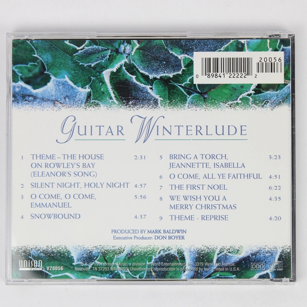 Guitar Winterlude: Instrumentals For A Contemplative Christmas 1997 Unison Music