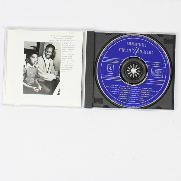 Unforgettable: With Love by Natalie Cole 1991 Audio Music CD Elektra