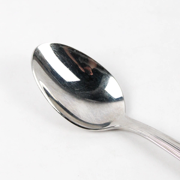 Lot of 9 Cambridge Place Oval Spoons, Napoli Glossy 18/8 Stainless Steel 7.25"