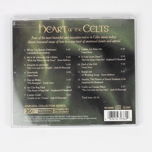 Heart Of The Celts: Songs Of Love 1997 Audio Music CD Narada Media