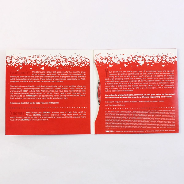 All You Need Is Love 2009 Starbucks Exclusive Promo CD Various Artists