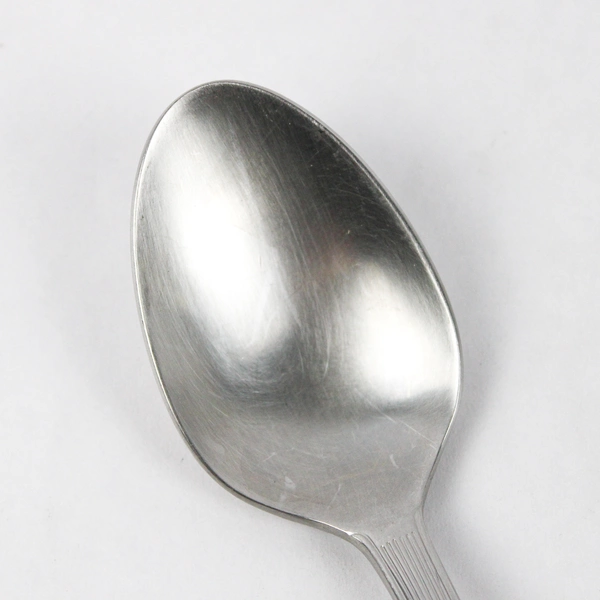 Lot of 2 Cambridge Place Oval Spoons, Napoli Satin 18/8 Stainless Steel 7.25"