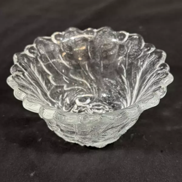 Vintage Indiana Glass Wild Rose 2.25" Deep Fruit Bowl