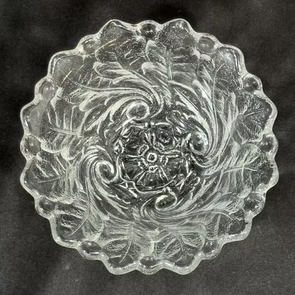 Vintage Indiana Glass Wild Rose 2.25" Deep Fruit Bowl