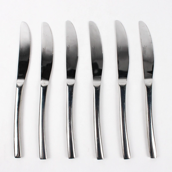 Lot of 6 Cambridge Dinner Knives, CBS114 Stainless Steel 8 7/8"