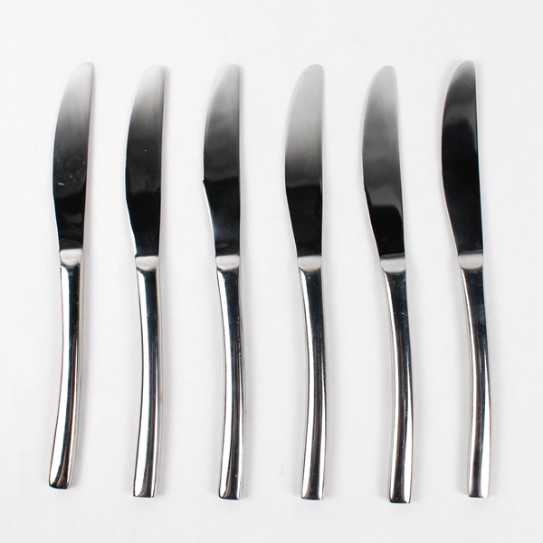 Lot of 6 Cambridge Dinner Knives, CBS114 Stainless Steel 8 7/8"