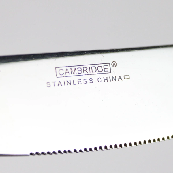 Lot of 6 Cambridge Dinner Knives, CBS114 Stainless Steel 8 7/8"