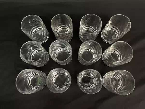 Set Of 12 Libbey Malibu Clear 5 Ounce Juice Glasses