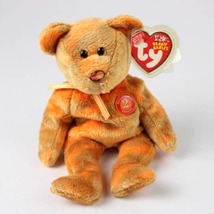 TY beanie babies Master Card Anniversary 2nd Edition 2003 Sandy/Orange