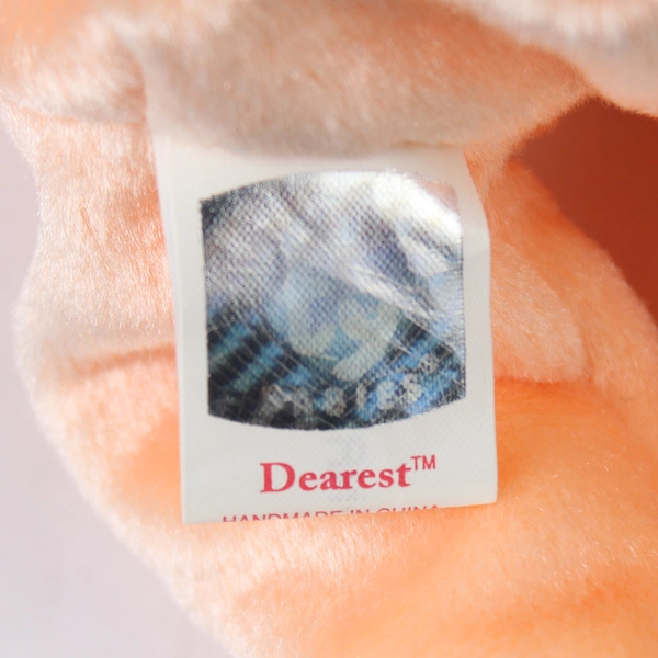 Ty Beanie Baby Dearest Bear Toy With Tag Peach