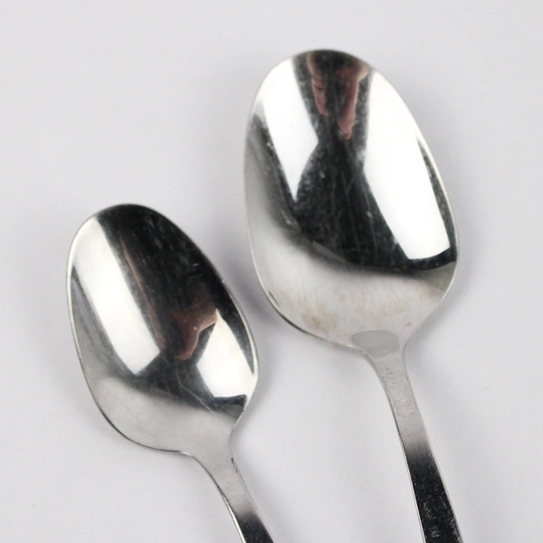 Lot of 6 Farberware Tahoe Stainless Steel Tea & Soup Spoons 