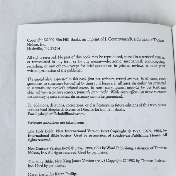 Around the Campfire Devotionals for the Sportsman by Thomas Naumann 2004