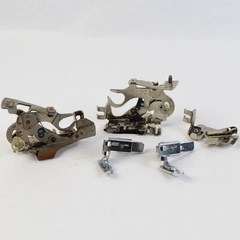 Lot of 5 Griest Metal Sewing Machine Attachments Binder Ruffler Presser Foot
