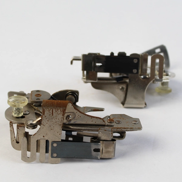 Lot of 5 Griest Metal Sewing Machine Attachments Binder Ruffler Presser Foot