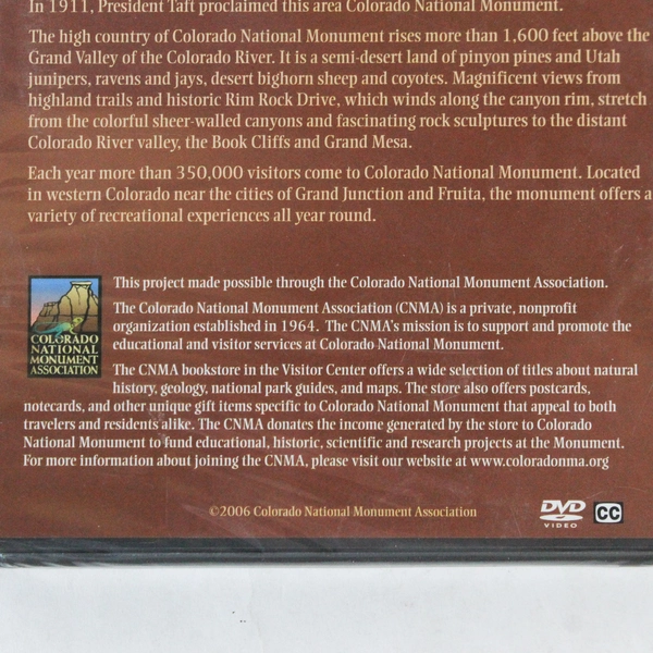 The Spirit of Colorado National Monument DVD 2006 Sealed Photo Essay