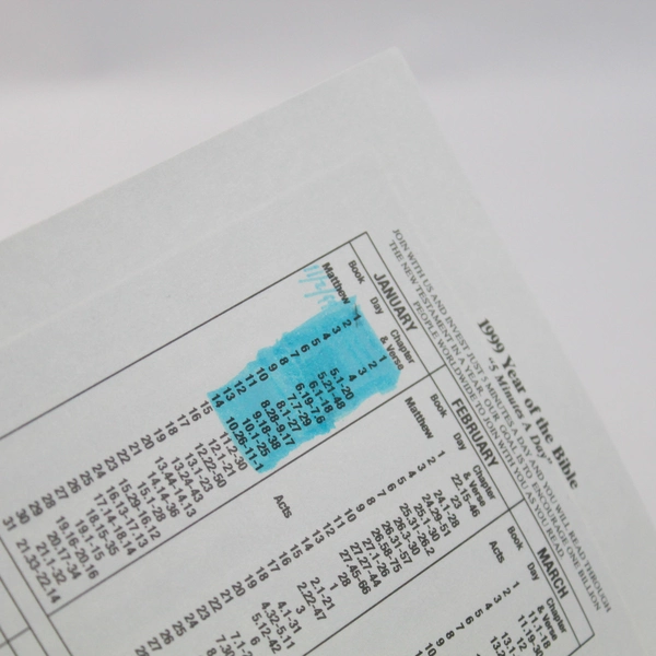 Year Of The Bible: New Testament 5 Min. A Day... Finished in a Year 1995 PB