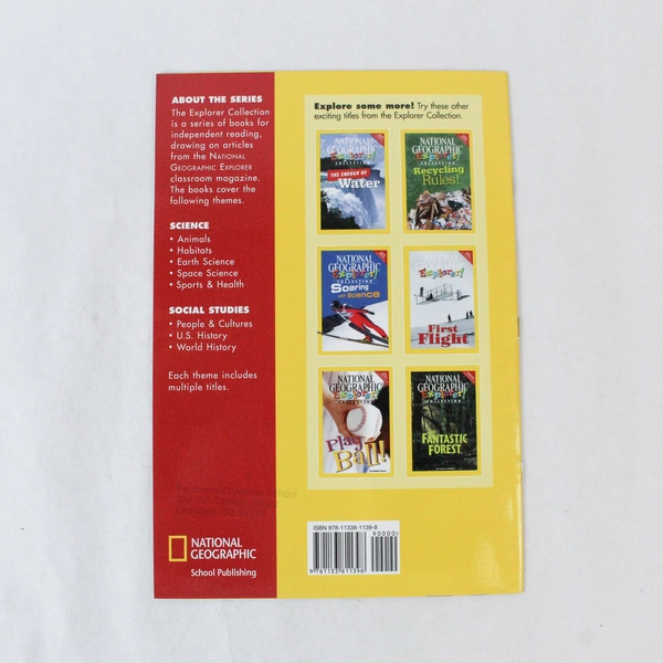 Lot of 6 National Geographic Explorer Winning Properties Books 2013