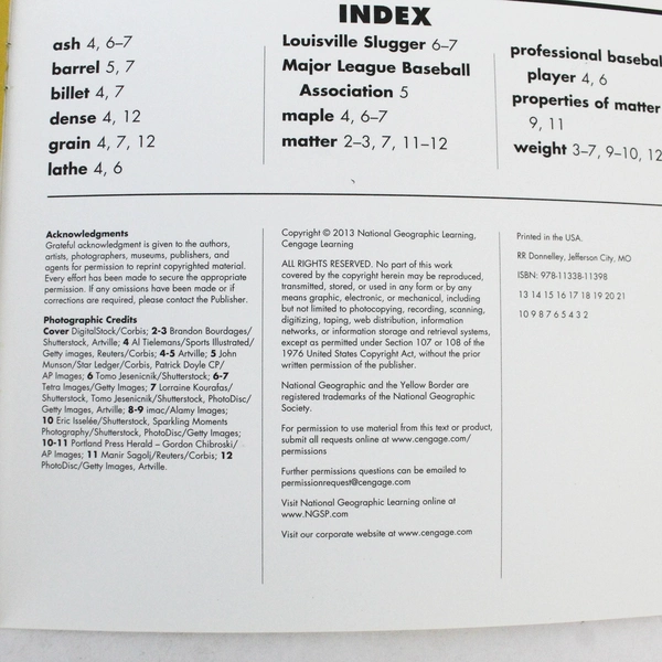 Lot of 6 National Geographic Explorer Winning Properties Books 2013