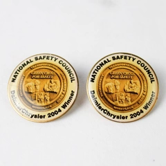 Lot of 2 Daimler Chrysler National Safety Council Award Winner 2004 Pin Backs