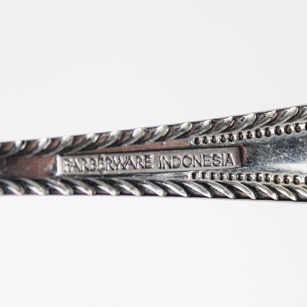 Lot of 5 Farberware Stainless Steel Peacock Salad Forks