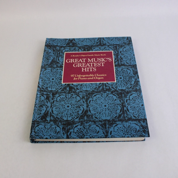 Reader's Digest Great Music's Greatest Hits for Piano & Organ 1980 HC Spiral