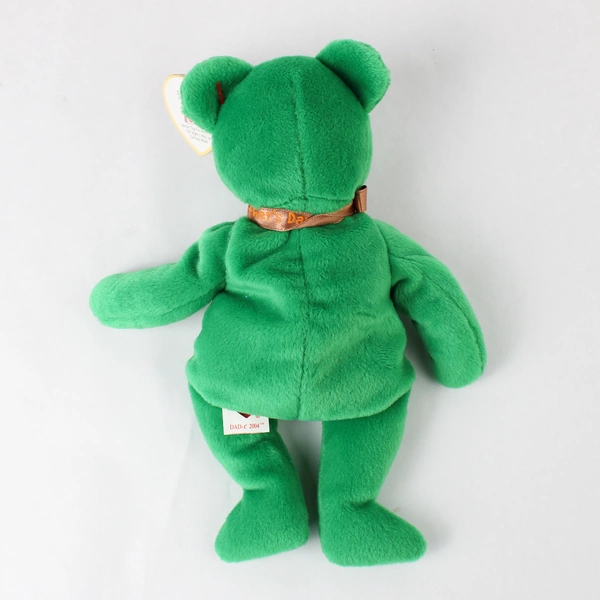 TY Beanie Babies Dad-E 2004 Father's Day With Tag Green