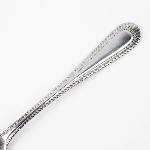 Lot of 5 Farberware Stainless Steel Peacock Soup Spoons Vintage Set