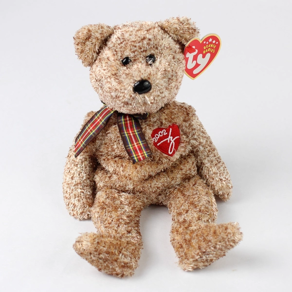 TY Beanie Babies 2002 Signature Bear 2002 With Tag Brown