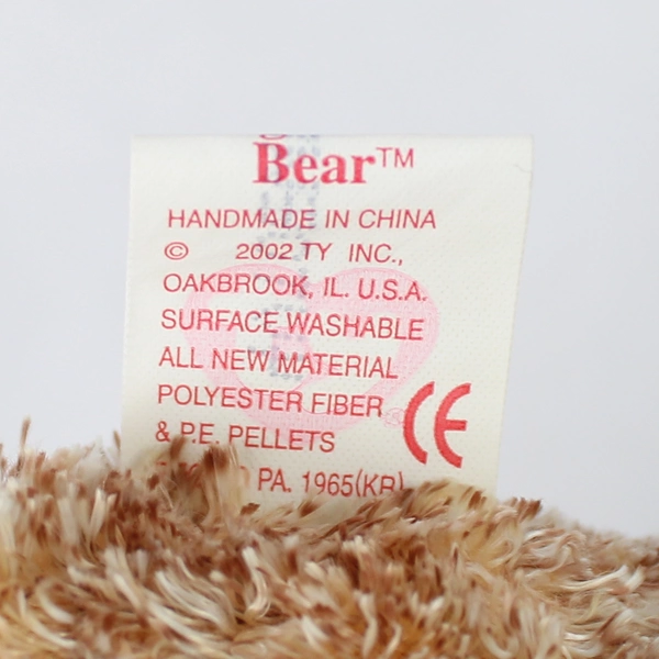 TY Beanie Babies 2002 Signature Bear 2002 With Tag Brown