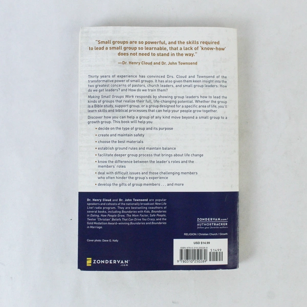 Making Small Groups Work by Townsend & Cloud - Good Pre-Owned Paperback