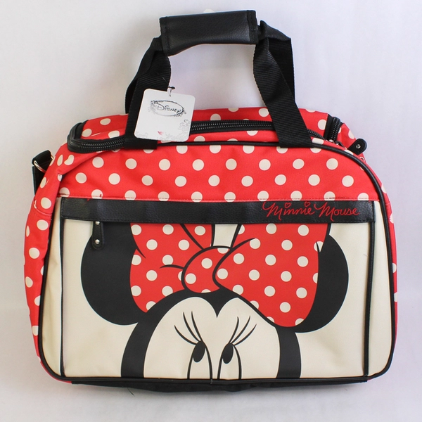 Loungefly Disney Minnie Mouse Crossbody Bag Purse Red With Polka Dots NWT