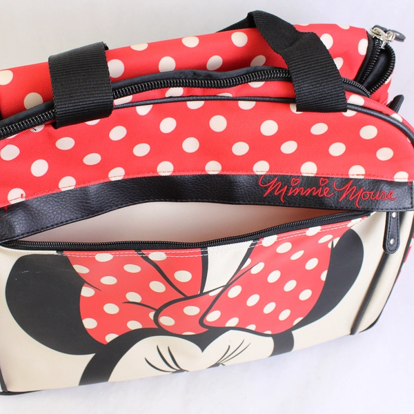 Loungefly Disney Minnie Mouse Crossbody Bag Purse Red With Polka Dots NWT