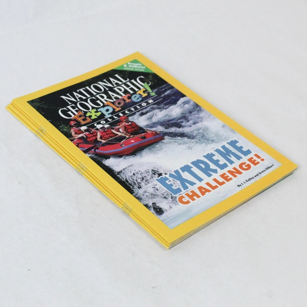 Lot of 4 National Geographic Explorer Extreme Challenge Books 2011 Edition