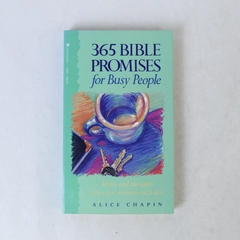 365 Bible Promises for Busy People by Alice Chapin 1992 Paperback Book