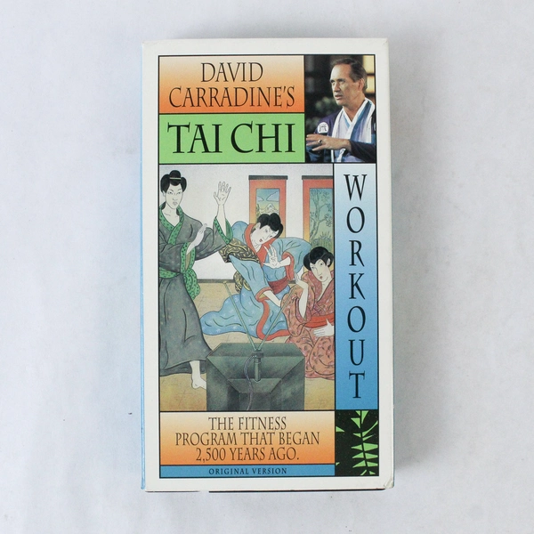 David Carradine's Tai Chi Workout VHS 1993 - Fitness Program, Pre-Owned