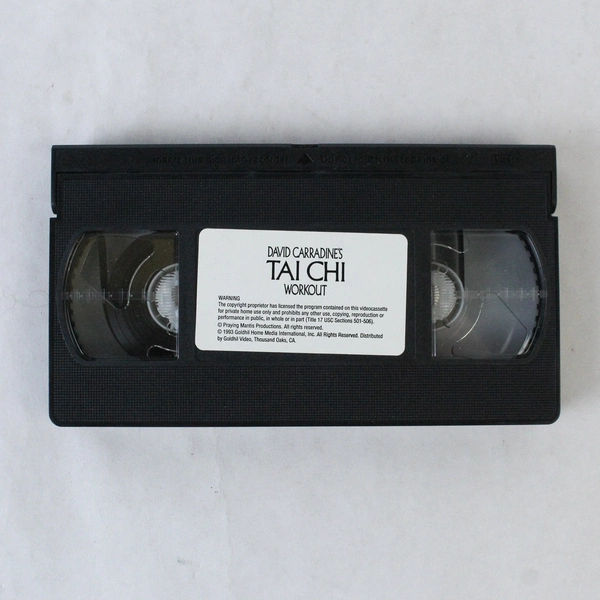 David Carradine's Tai Chi Workout VHS 1993 - Fitness Program, Pre-Owned