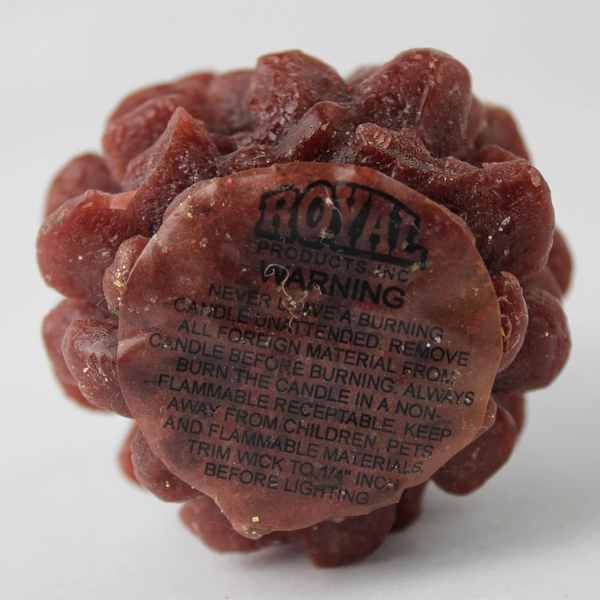 Royal Products Inc Candle Realistic Pinecone Brown