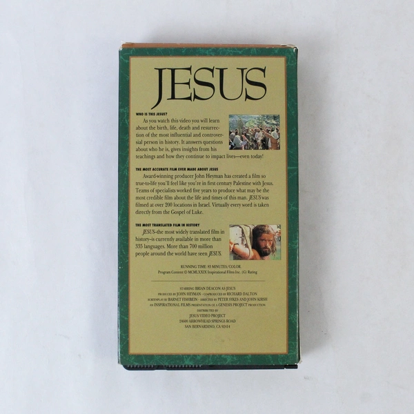Jesus VHS Tape Special Gift Edition - 83 Minutes - Pre-Owned Condition
