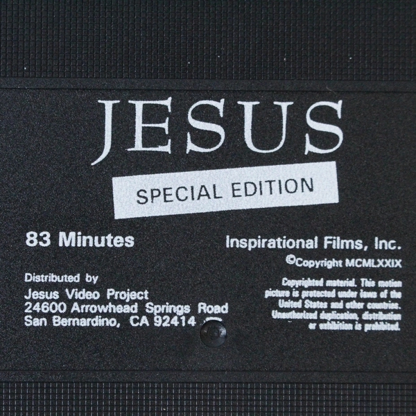 Jesus VHS Tape Special Gift Edition - 83 Minutes - Pre-Owned Condition